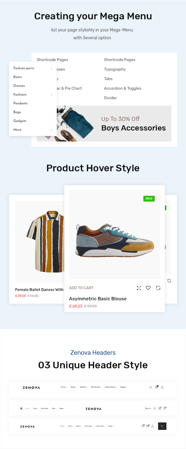 Zenova - Fashion WooCommerce WordPress Theme